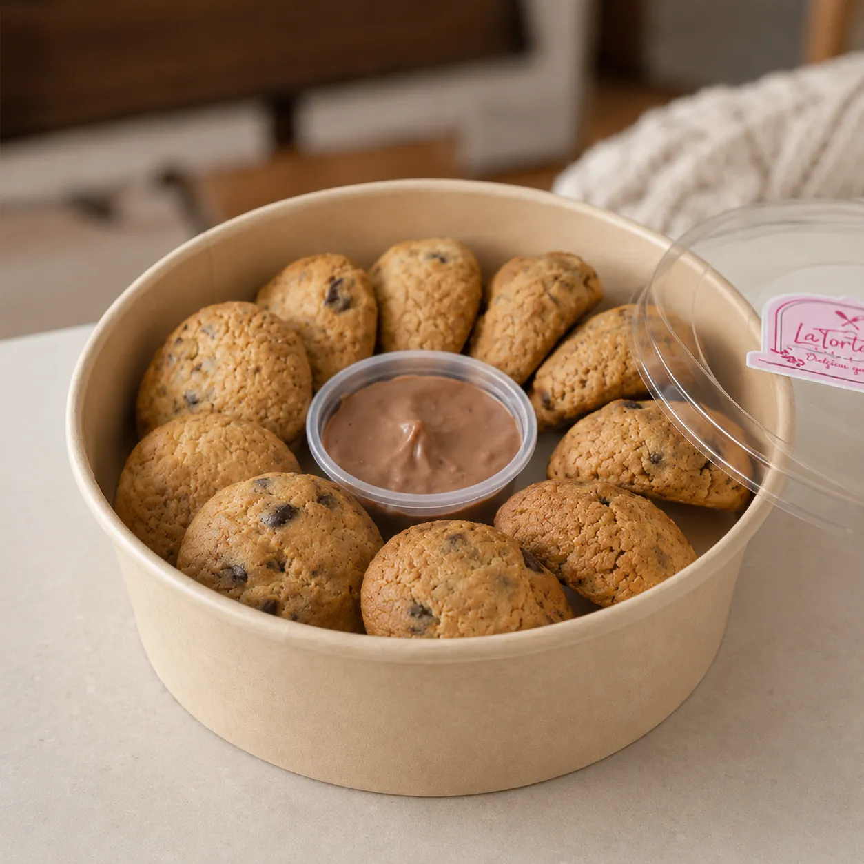 Bowl galletas de vainilla con chips 12 und