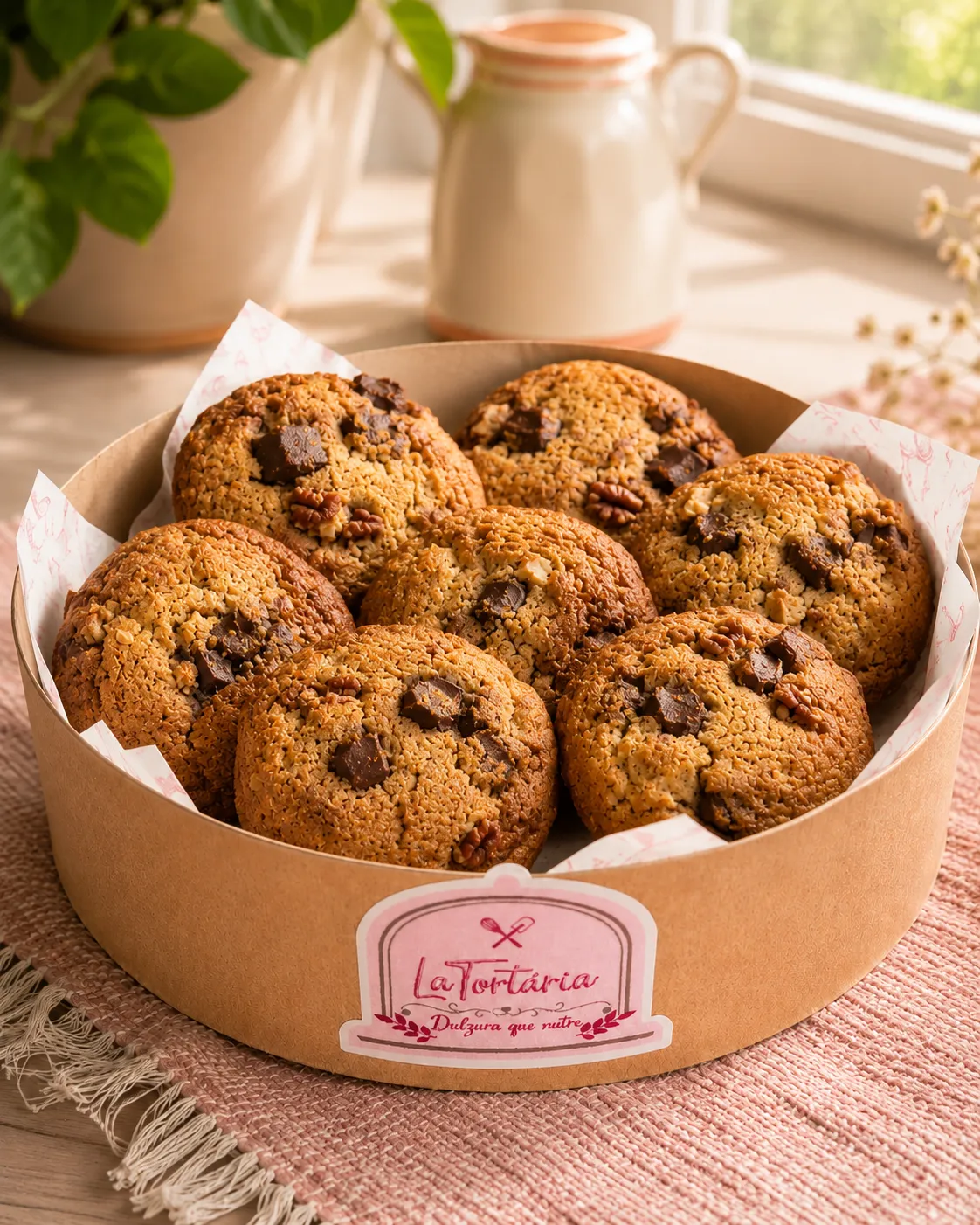 Galleta Saludable de Chocolate y Nueces 7 und