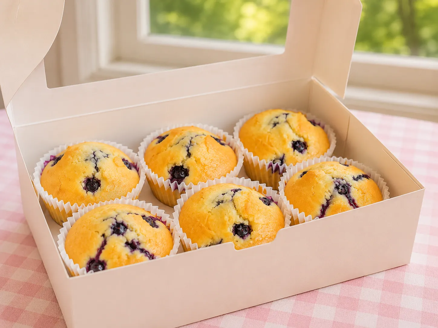 Cupcake Yogurt y Arándanos 6 und